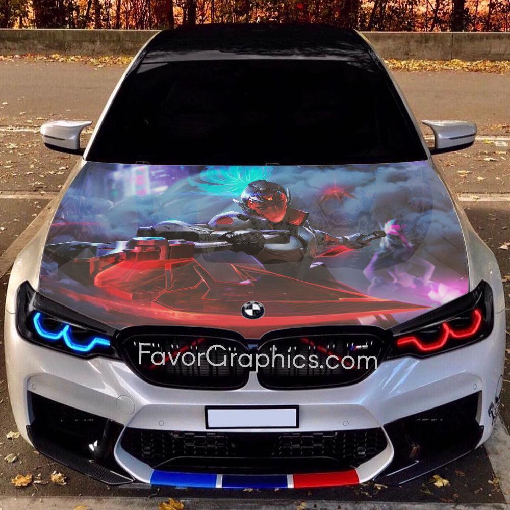 Akali K/DA Itasha Car Vinyl Hood Wrap Decal Sticker