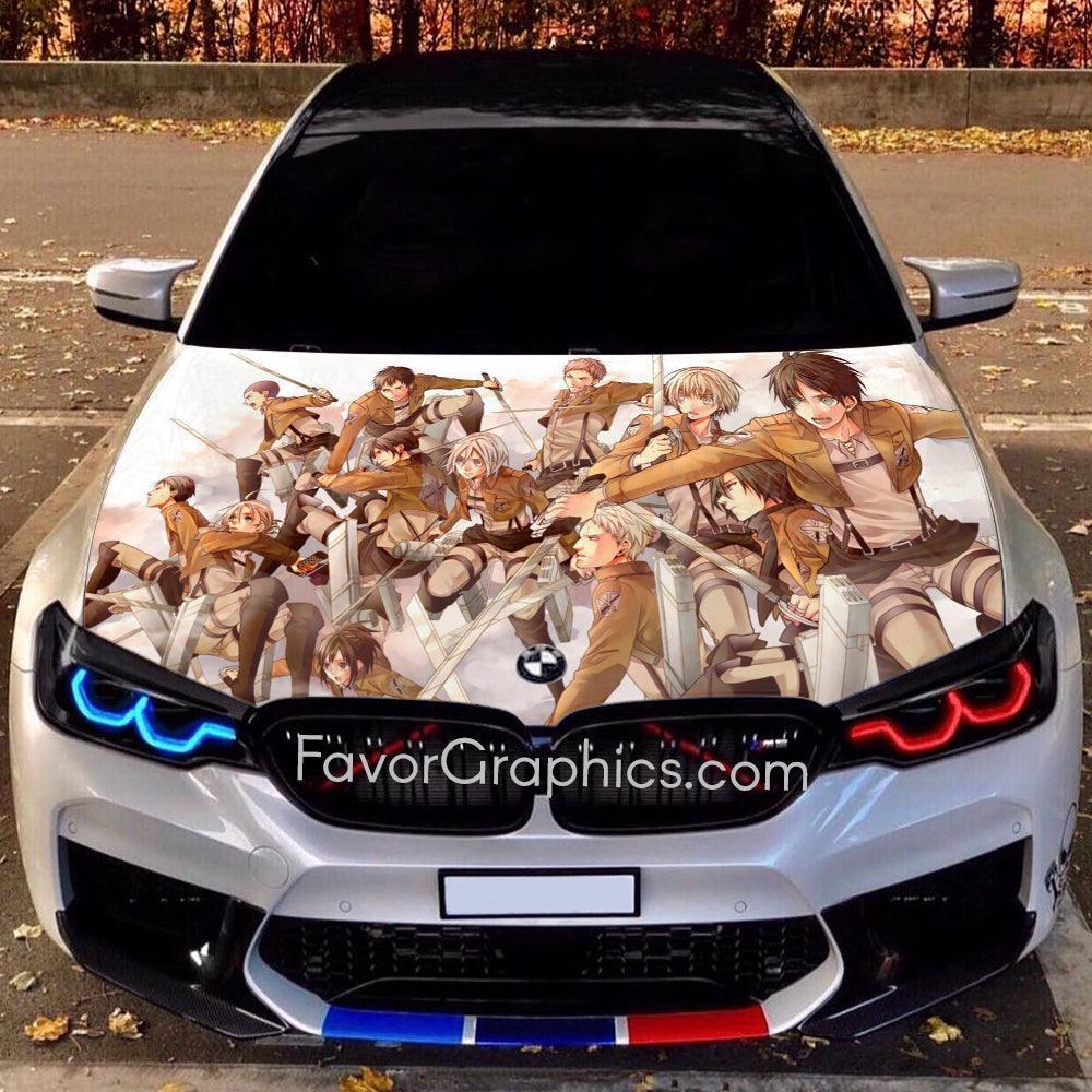 Attack On Titan Female Itasha Car Vinyl Hood Wrap Decal Sticker – Favor ...