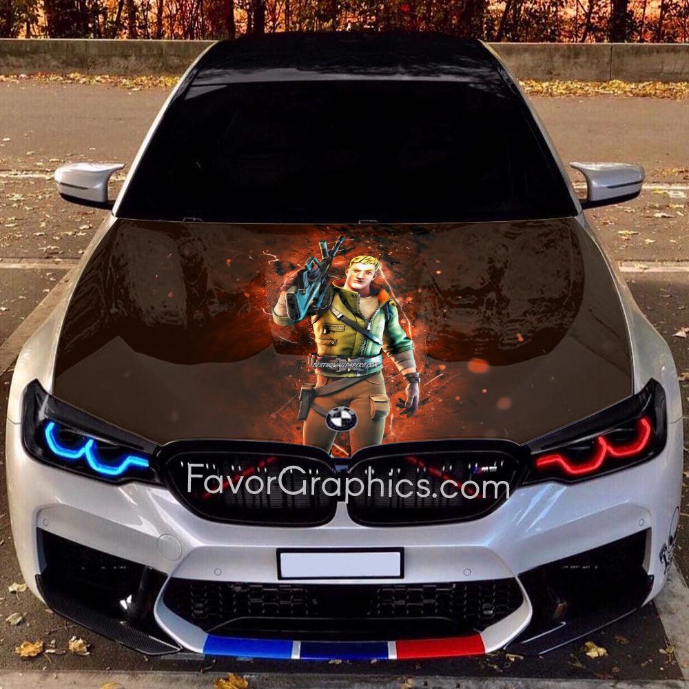 Jonesy Fortnite Itasha Car Vinyl Hood Wrap Decal Sticker – Favor Graphics