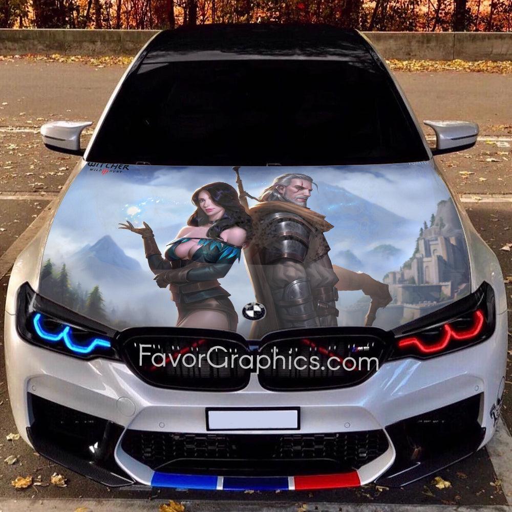 Geralt of Rivia Itasha Car Vinyl Hood Wrap Decal Sticker