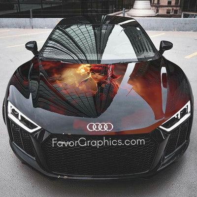 Annie League of Legends Itasha Car Vinyl Hood Wrap Decal Sticker