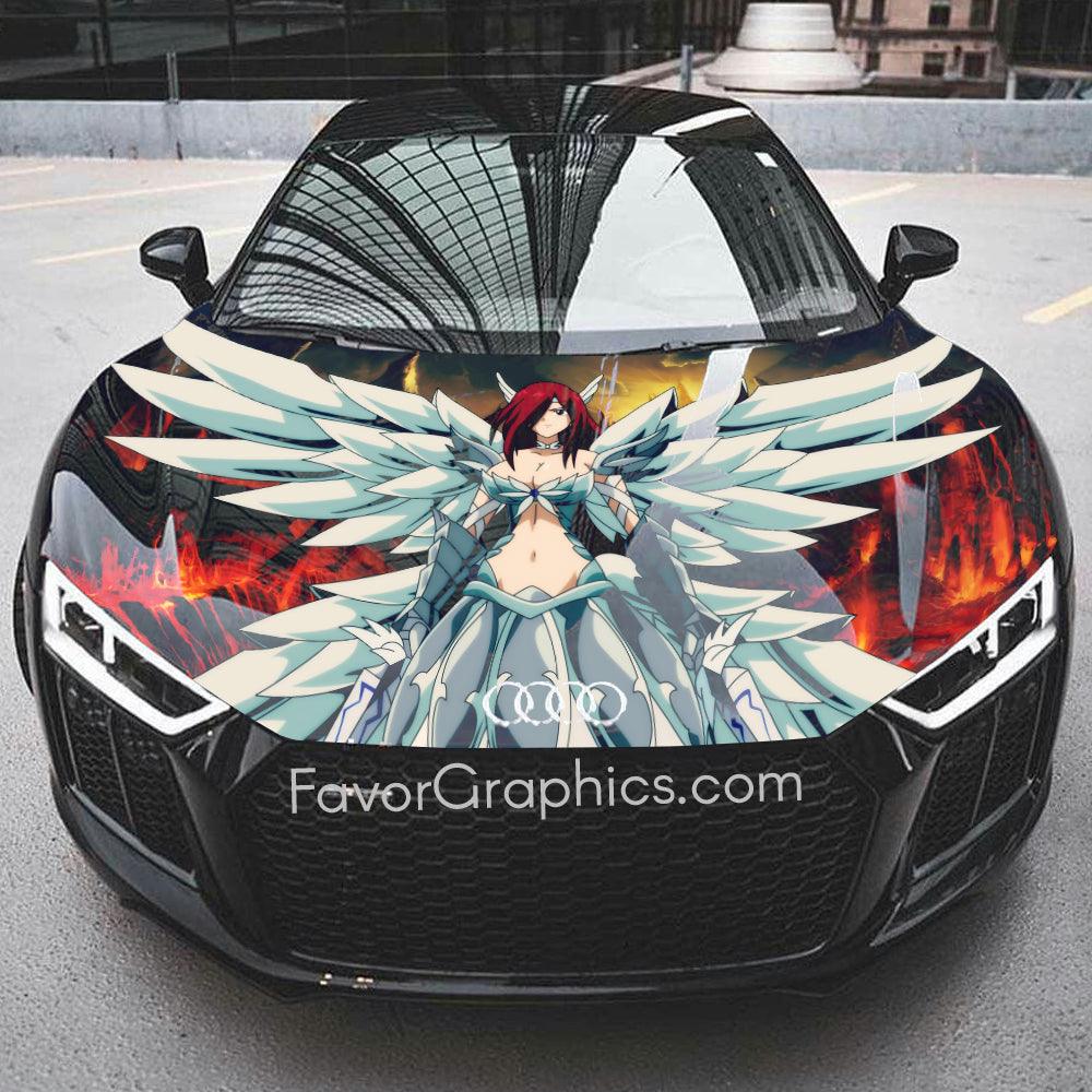 Fairy Tail Erza Scarlet Anime JDM Anime Car Window Decal Sticker