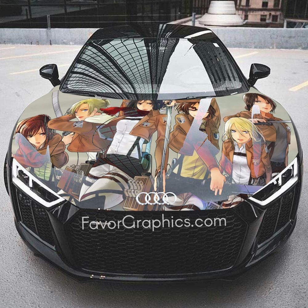 Attack On Titan Cartoon Vinyl Wrap Universal Size Anime Car Sticker Car  Side Graphic Wrap Decorative Anime Sticker Decals - Car Body Film -  AliExpress