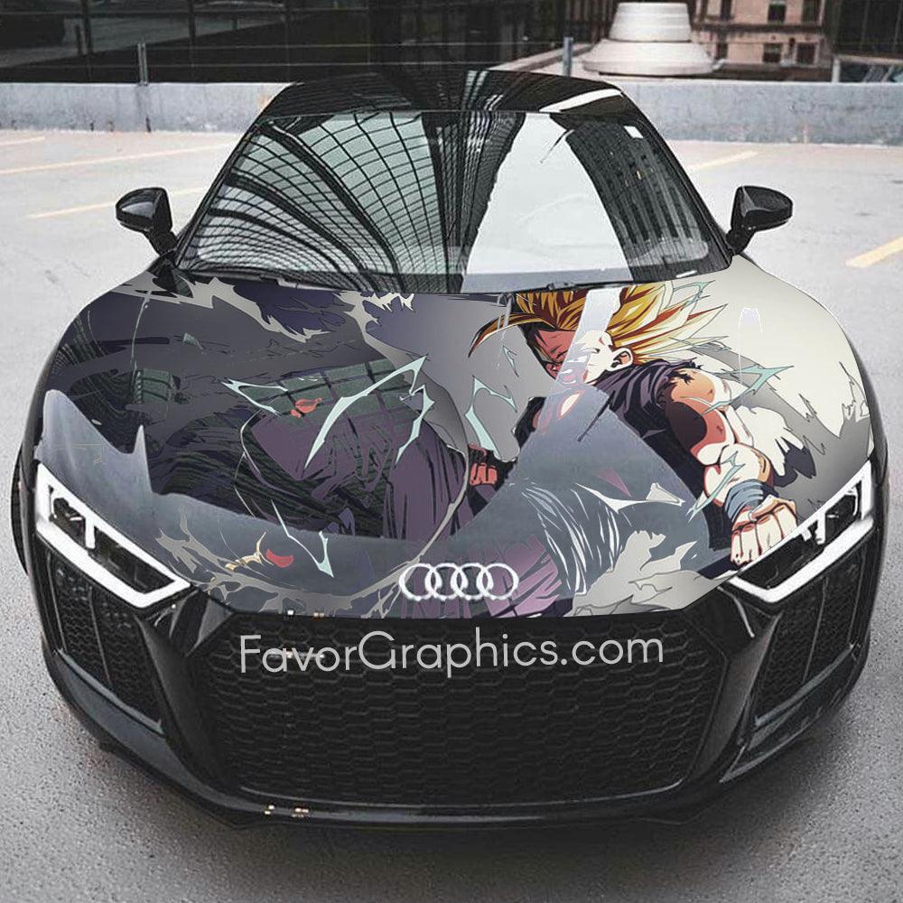 Gohan Car Gohan Dragon Ball Itasha Car Vinyl Hood Wrap Decal Sticker – Favor Graphics
