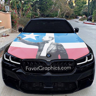 Pedro Albizu Campos Puerto Rican flag Car Decal Vinyl Hood Wrap