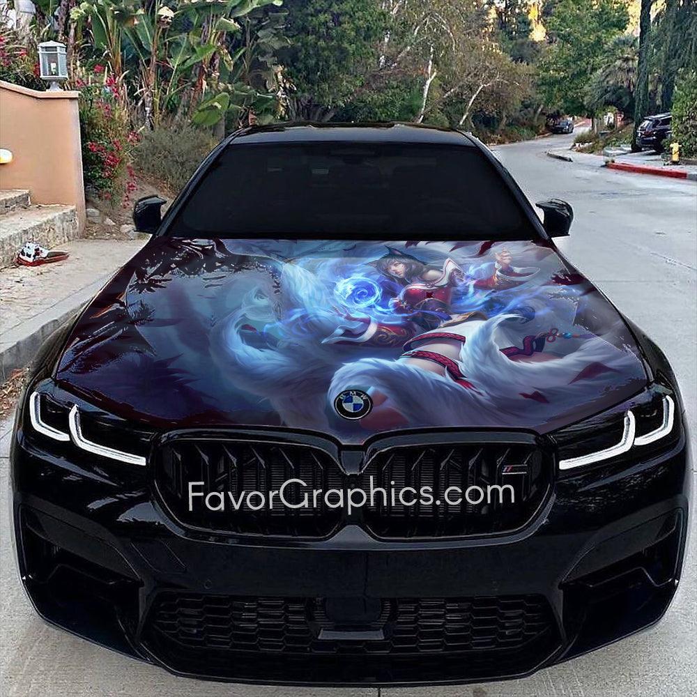 Ahri K/DA Itasha Car Vinyl Hood Wrap Decal Sticker