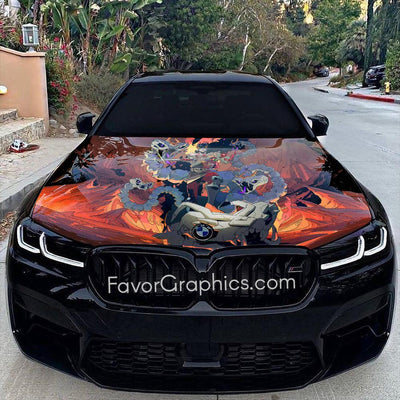 Hades Itasha Car Vinyl Hood Wrap Decal Sticker