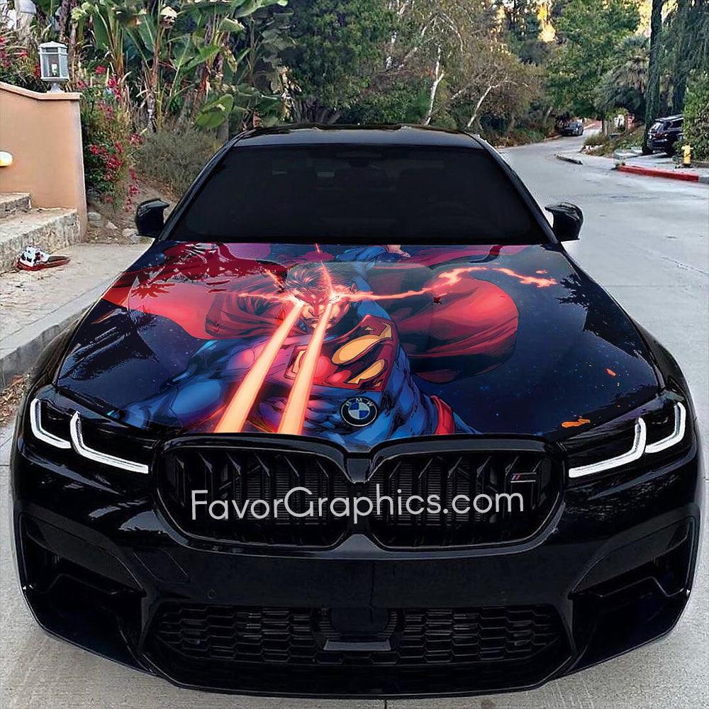 Superman Itasha Car Hood Wrap Full Color Vinyl Sticker Decal – Favor ...