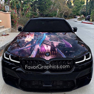 Jinx League of Legends Itasha Car Vinyl Hood Wrap Decal Sticker