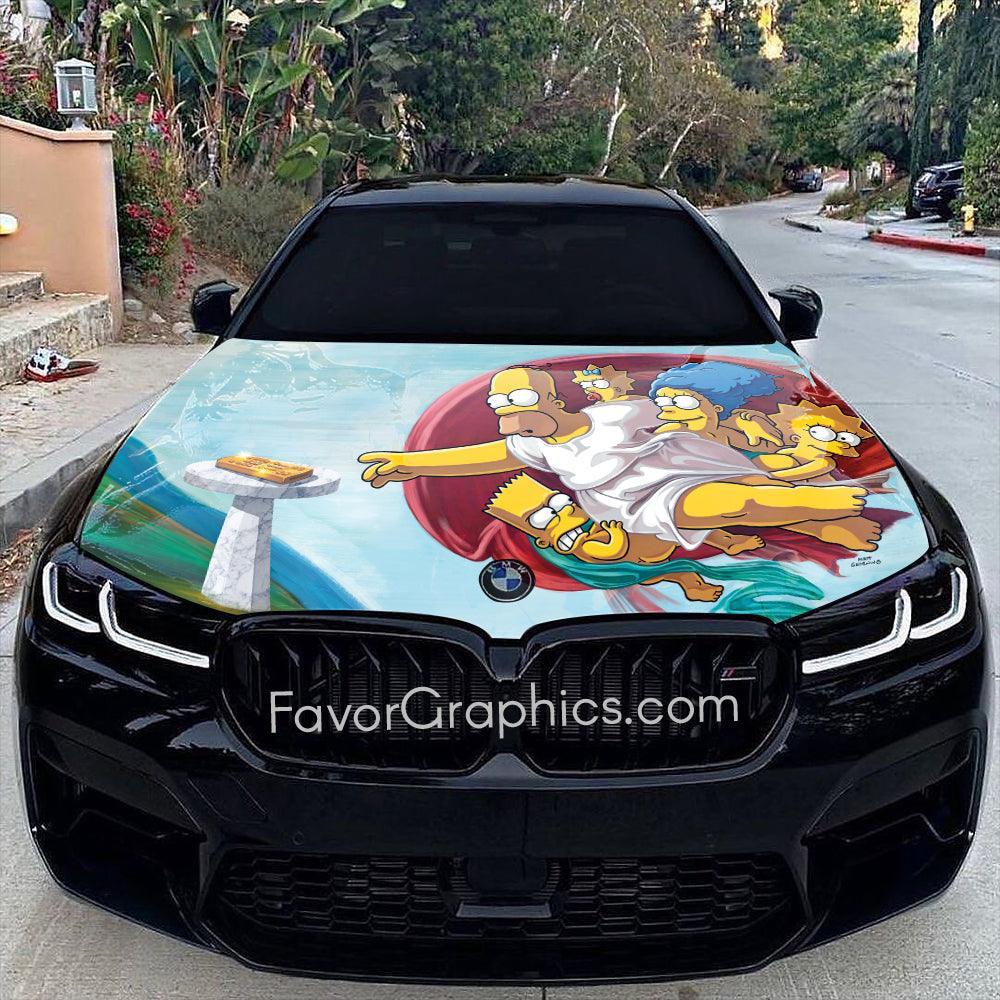 The Simpsons Itasha Car Vinyl Hood Wrap Decal Sticker – Favor Graphics