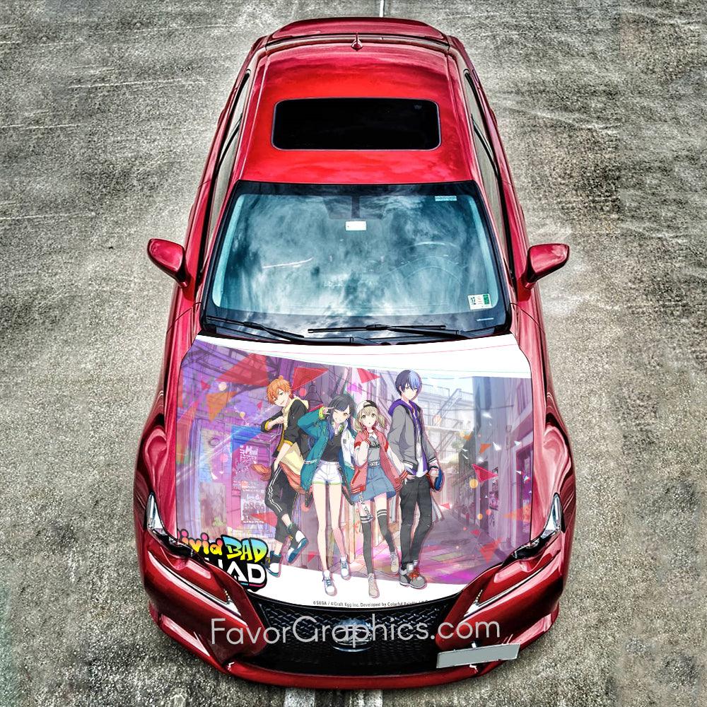 Vivid BAD SQUAD Itasha Car Vinyl Hood Wrap Decal Sticker – Favor Graphics