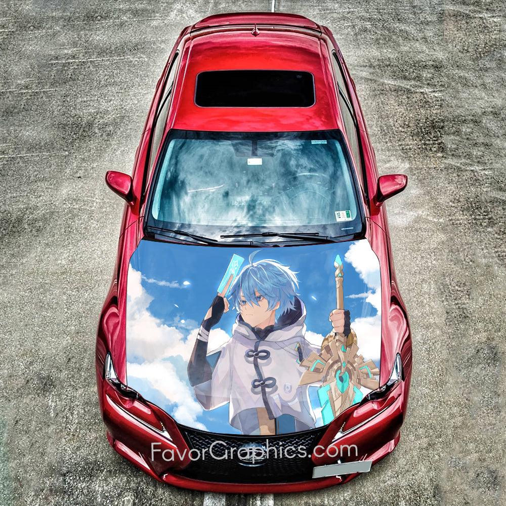 Chongyun Genshin Impact Itasha Car Vinyl Hood Wrap Decal Sticker