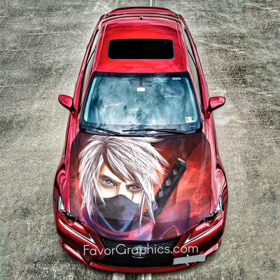 Kakashi Hatake Naruto Decal Sticker Itasha Vinyl Hood Wrap For Car
