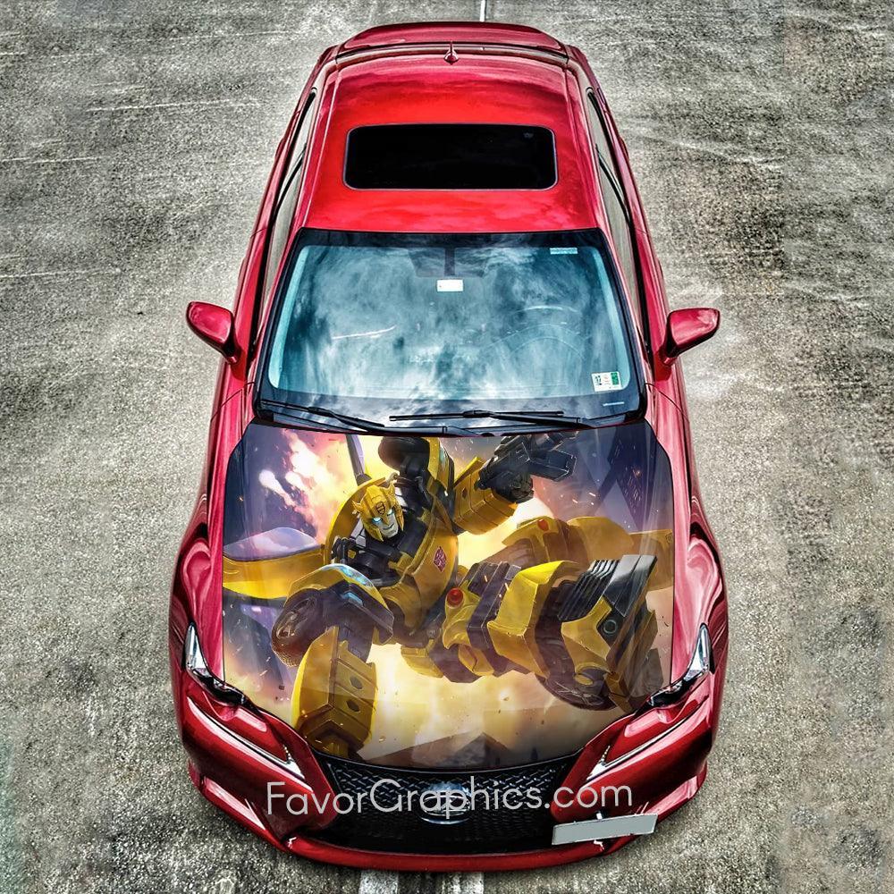 Bumblebee Transformers Itasha Car Vinyl Hood Wrap Decal Sticker – Favor ...