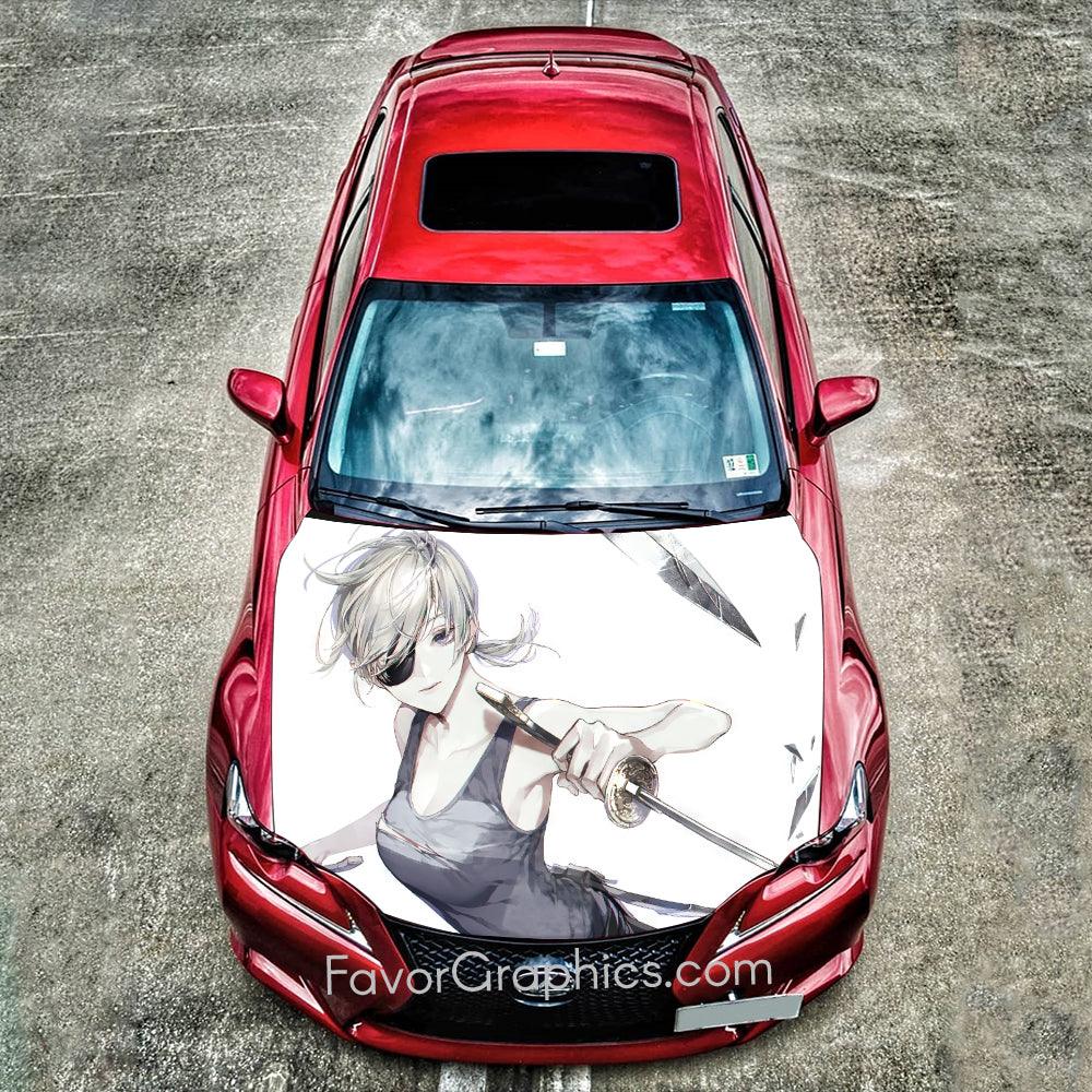 Quanxi Chainsaw Man Itasha Car Vinyl Hood Wrap Decal Sticker