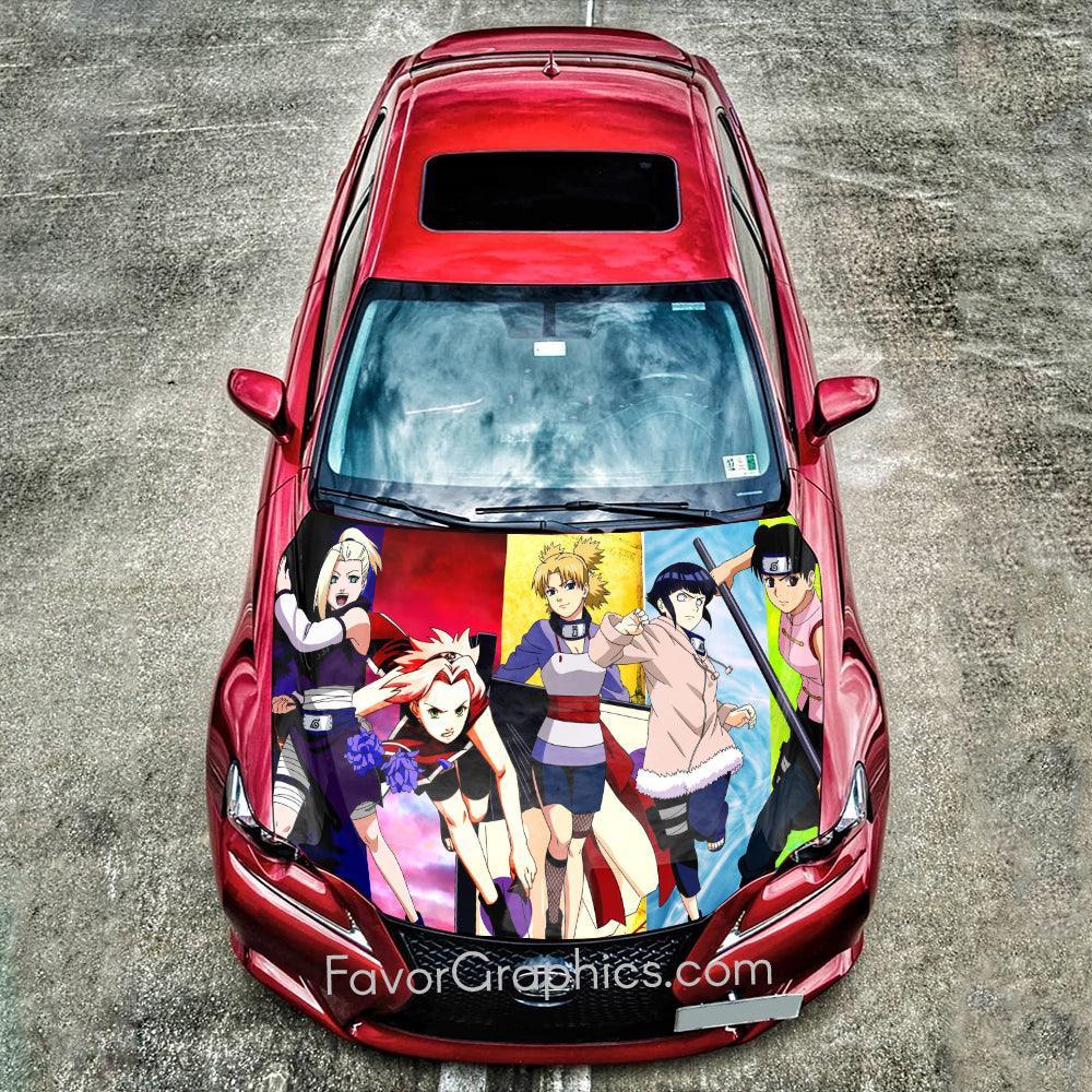 Ino Yamanaka Itasha Car Vinyl Hood Wrap Decal Sticker – Favor Graphics