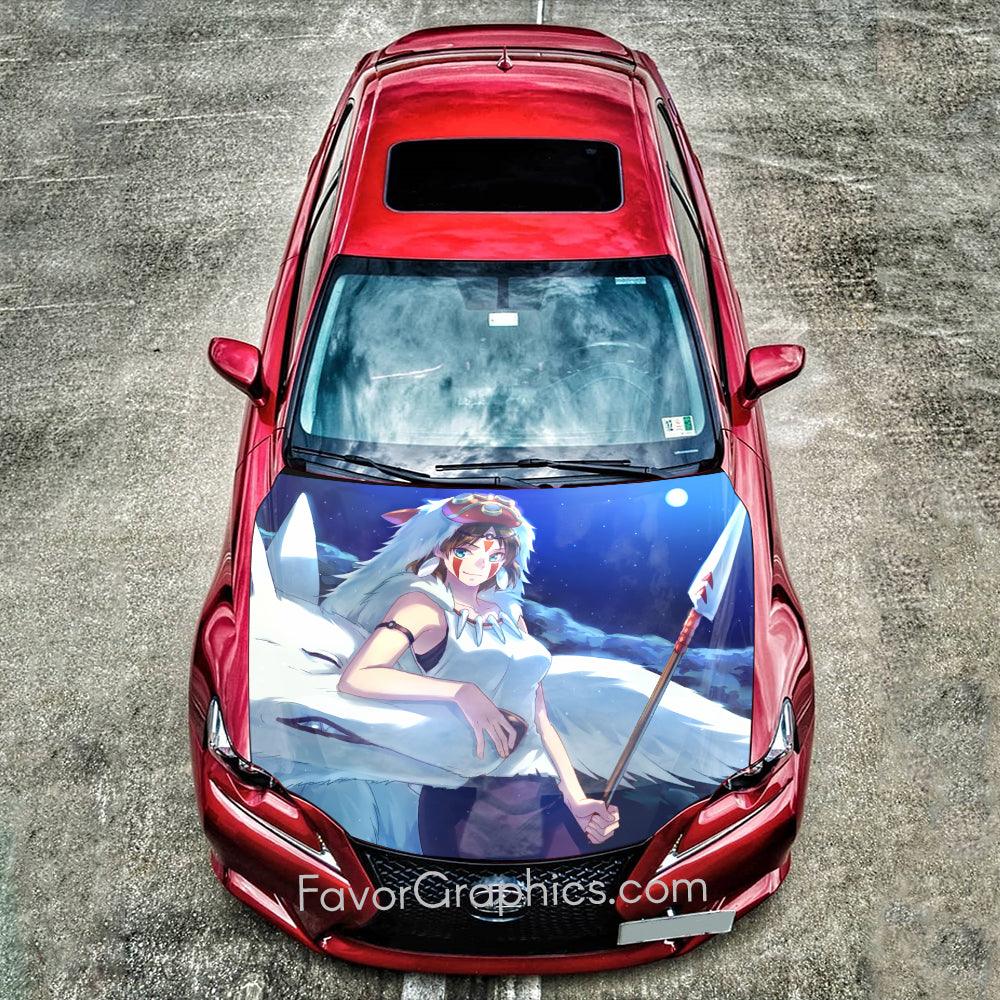 Princess Mononoke Itasha Car Vinyl Hood Wrap Decal Sticker