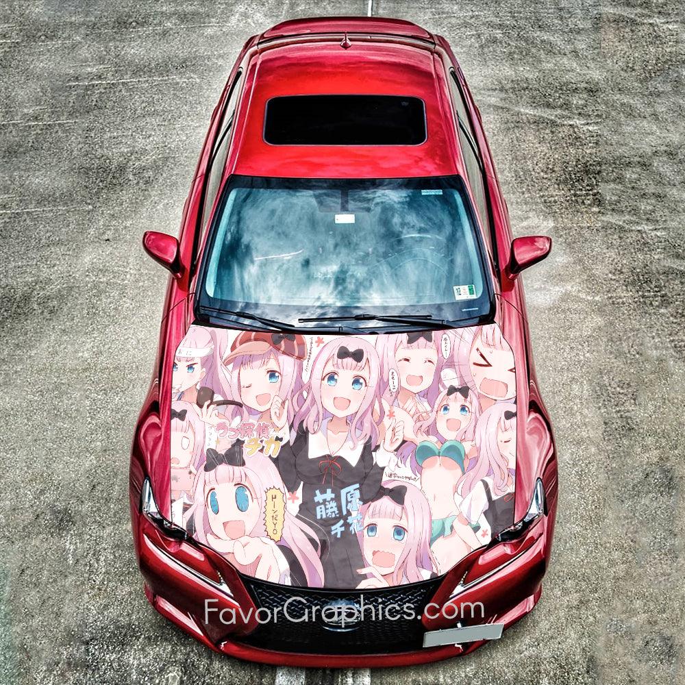 Miami Dolphins Itasha Car Vinyl Hood Wrap Decal Sticker