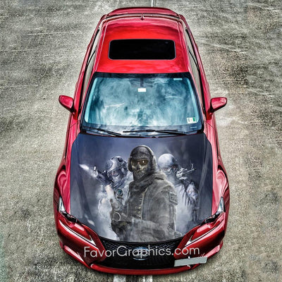 Counter-Strike Itasha Car Vinyl Hood Wrap Decal Sticker
