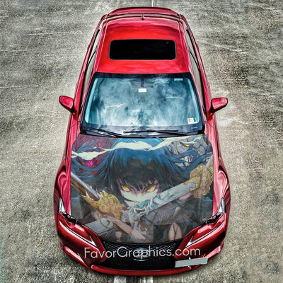 Samurai Car Decal Vinyl Hood Wrap High Quality Graphic