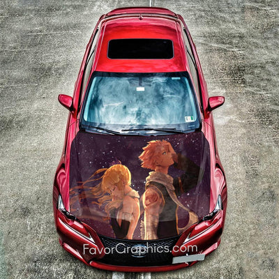 Lucy Heartfilia Fairy Tail Itasha Car Vinyl Hood Wrap Decal Sticker