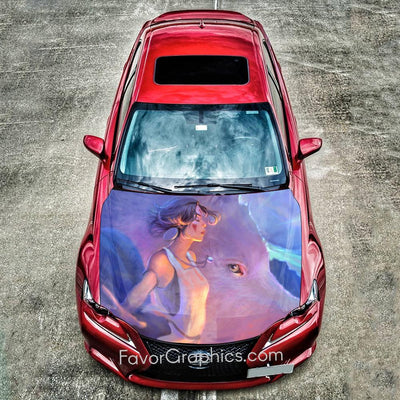 Princess Mononoke Itasha Car Vinyl Hood Wrap Decal Sticker