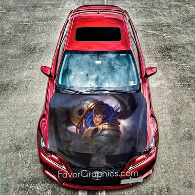 Garen League of Legends Itasha Car Vinyl Hood Wrap Decal Sticker