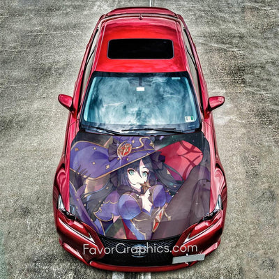 Mona Megistus Genshin Impact Itasha Car Vinyl Hood Wrap Decal Sticker