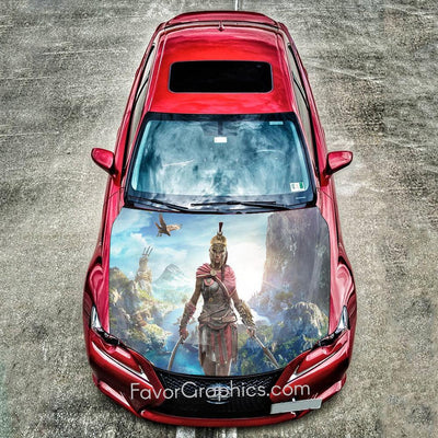 Kassandra Assassin's Creed Odyssey Itasha Car Vinyl Hood Wrap Decal Sticker