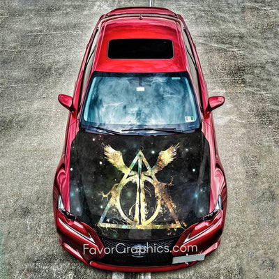 Harry Potter Deathly Hallows Car Hood Wrap Vinyl Decal