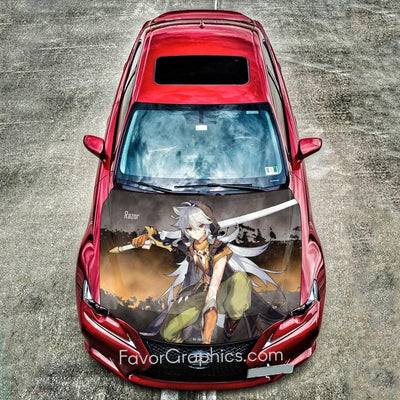 Razor Genshin Impact Itasha Car Vinyl Hood Wrap Decal Sticker