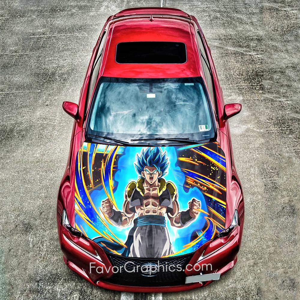 Anime Dragon Ball Z Gogeta Super Saiyan fenêtre arrière autocollant  autocollant camionnette SUV voiture toute taille
