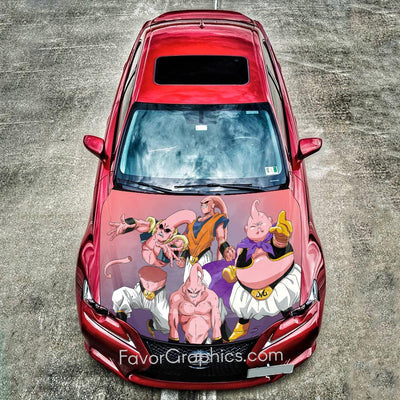 Majin Buu Dragon Ball Itasha Car Vinyl Hood Wrap Decal Sticker