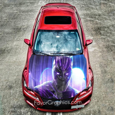 Black Panther Car Decal Itasha Sticker Vinyl Hood Wrap