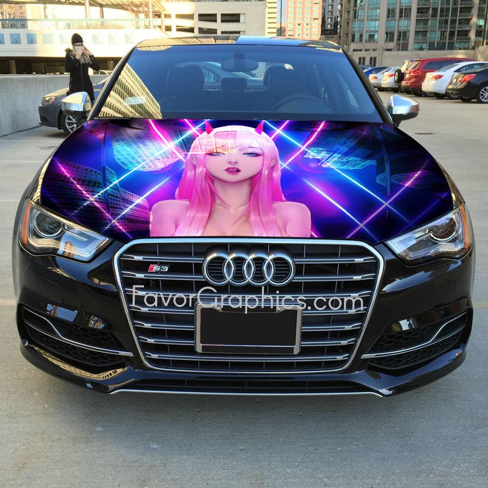 Two Japanese Anime Vehicle Livery Darling In The Manga Theme Side Car Wrap  Cast Vinyl Wrap Universal Sizecar Long Stripe Decal - AliExpress