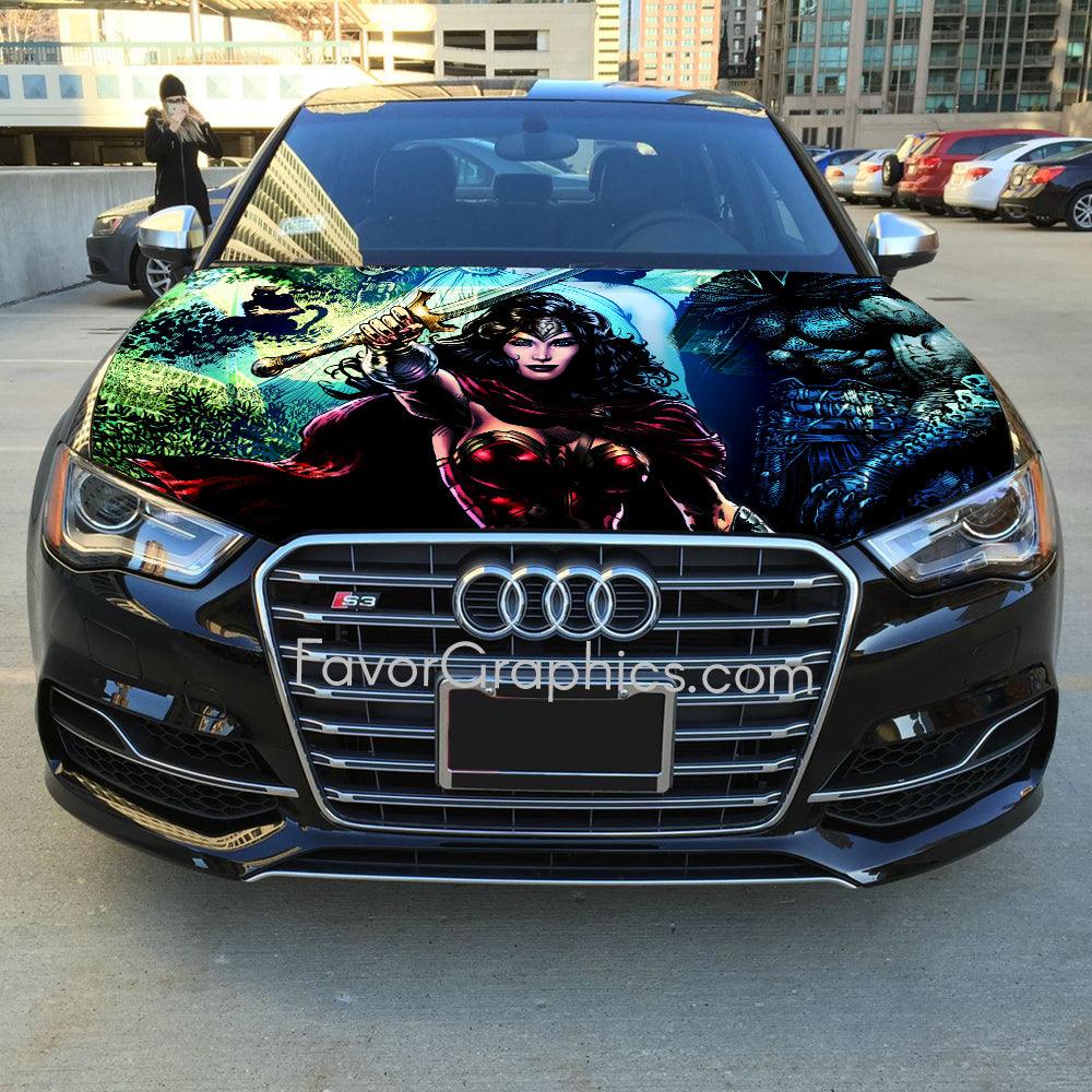 Wonder Woman Itasha Car Decal Hood Wrap Vinyl High Quality Graphic – Favor  Graphics