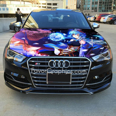 Ganyu Genshin Impact Itasha Car Vinyl Hood Wrap Decal Sticker