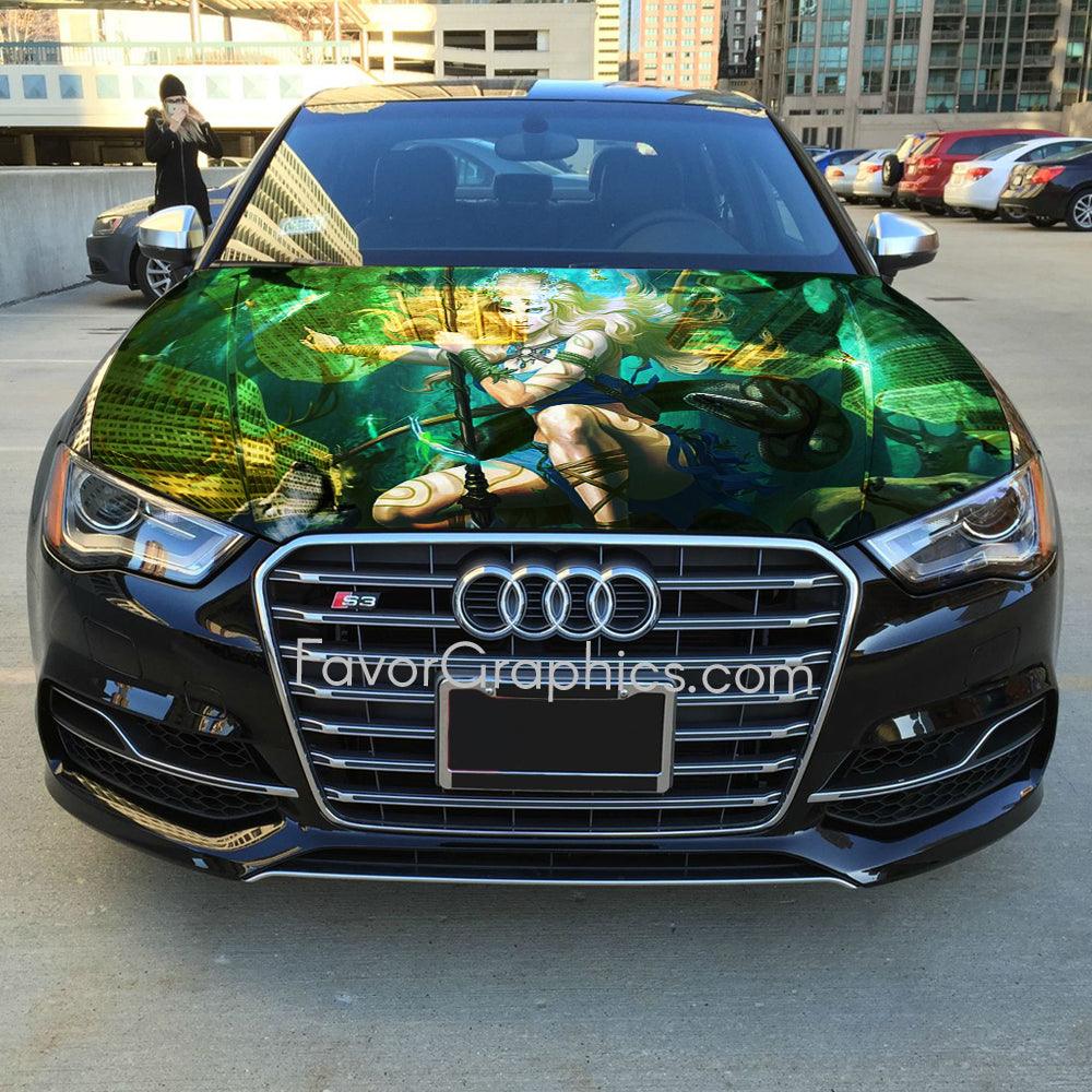 Cryptids Itasha Car Vinyl Hood Wrap Decal Sticker