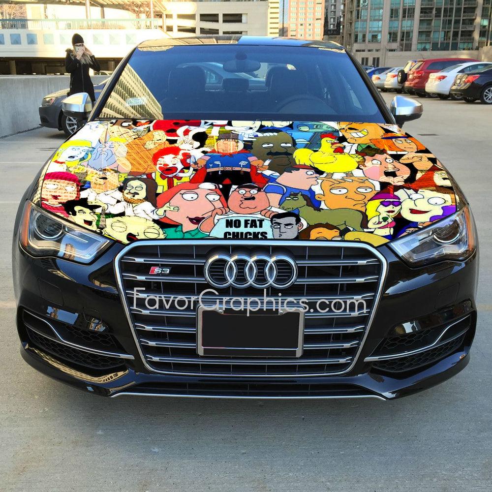 Family Guy Itasha Car Vinyl Hood Wrap Decal Sticker – Favor Graphics