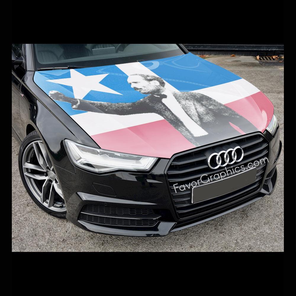 thumbnail image 2 of Puerto Rican Flag Car Door Handle Scratch Guard - Magnetic Cover Protector 2 of 6