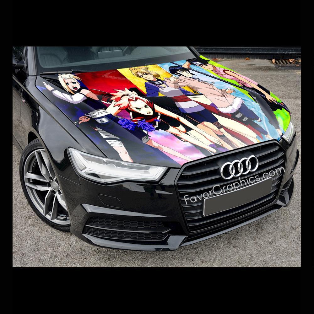 Ino Yamanaka Itasha Car Vinyl Hood Wrap Decal Sticker – Favor Graphics