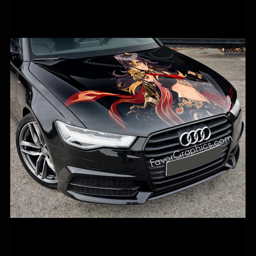 Dehya Genshin Impact Itasha Car Vinyl Hood Wrap Decal Sticker