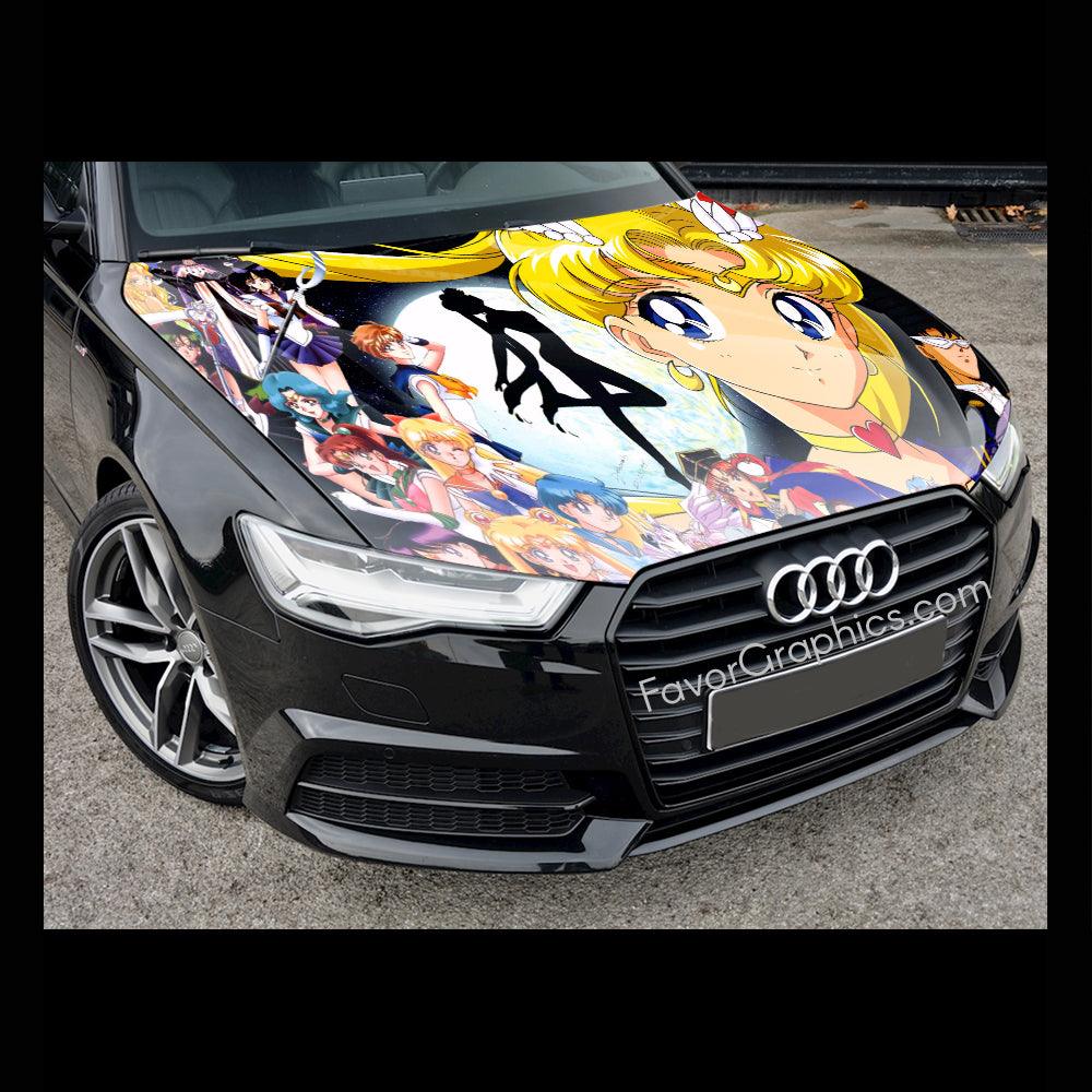 Sailor Moon Car Itasha Decal Vinyl Hood Wrap