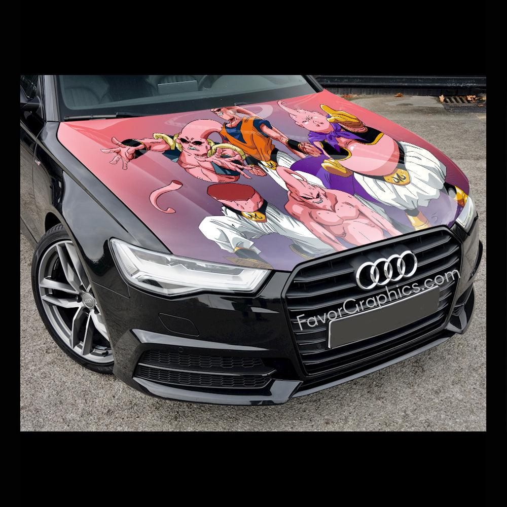 Majin Buu Dragon Ball Itasha Car Vinyl Hood Wrap Decal Sticker