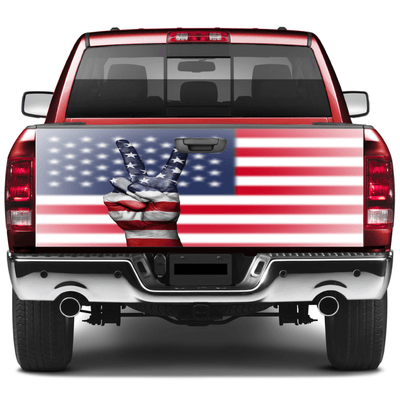American Flag Tailgate Wrap America Hand Wraps For Trucks Wrap Vinyl Car Decals SUV Sticker