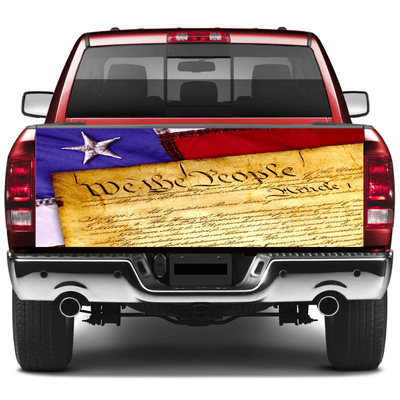 American Flag Tailgate Wrap Constitution Wraps For Trucks Wrap Vinyl Car Decals SUV Car Sticker