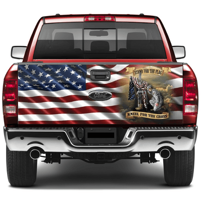 Stand for the Flag American Flag Tailgate Wrap Wraps For Trucks Wrap Vinyl Car Decals SUV Sticker