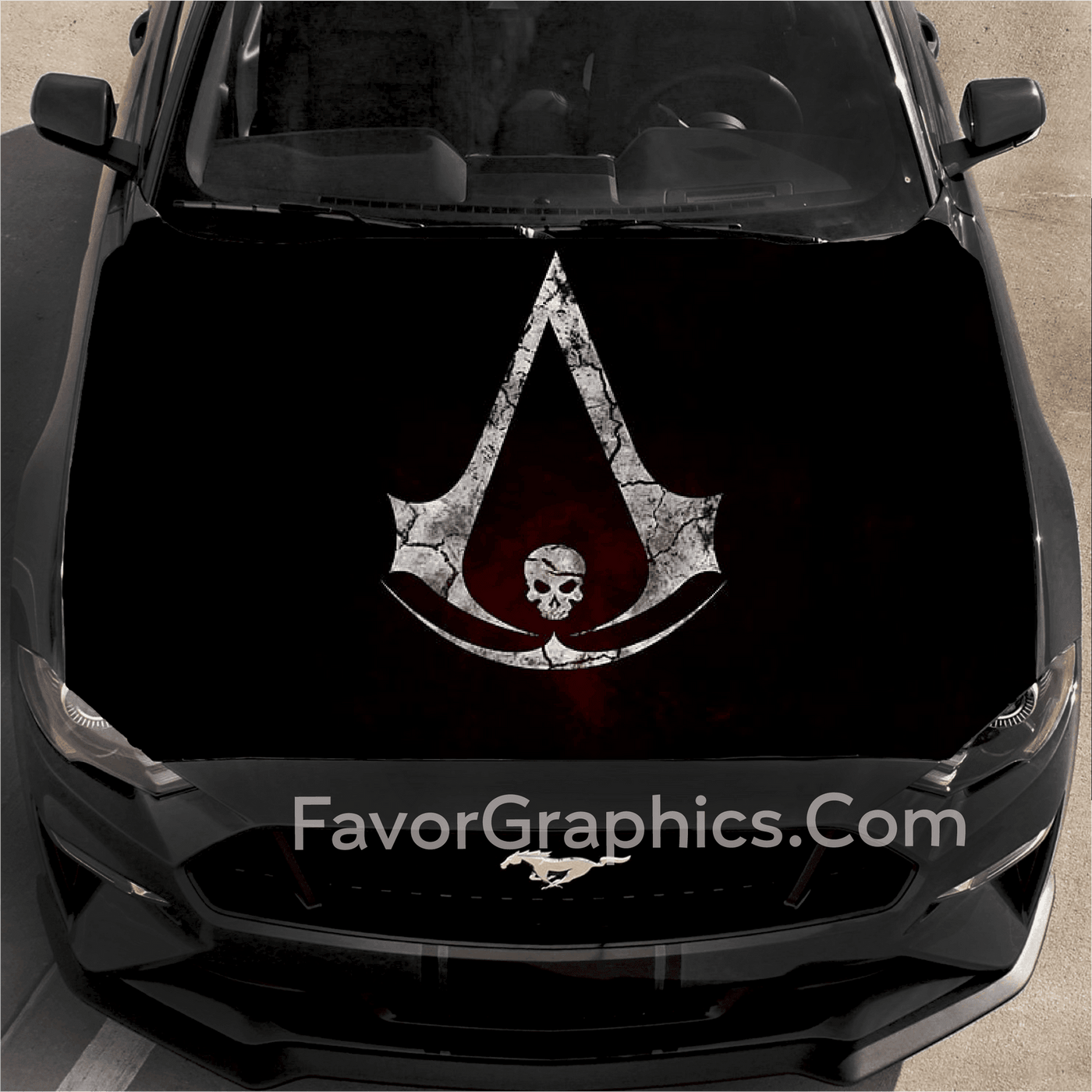 Ezio Auditore Assassin's Creed Car Decal Vinyl Hood Wrap High Quality Graphic