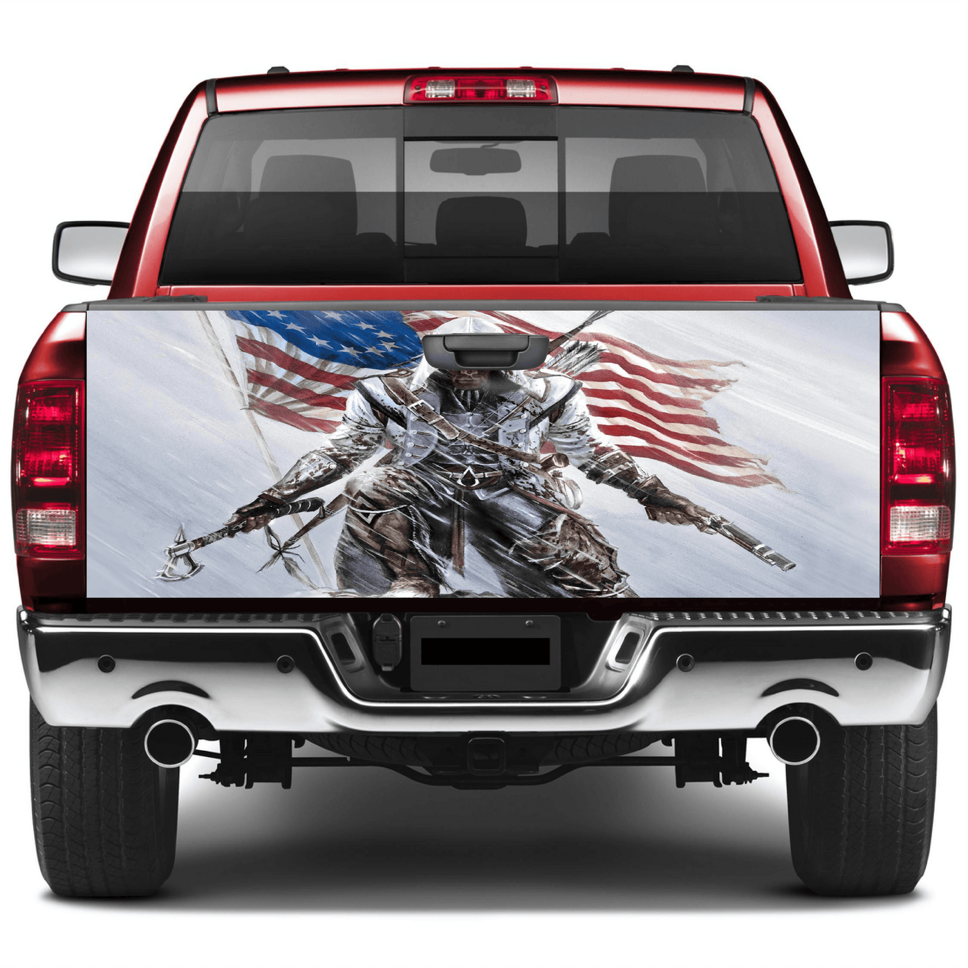 Tailgate Wraps For Trucks Wrap Vinyl Car Decals Assassin's Creed 3 American Revolution SUV Car Sticker