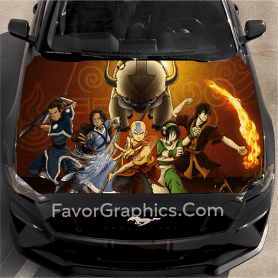 Avatar The Last Airbender Car Decal Sticker Vinyl Hood Wrap High-Quality Graphic